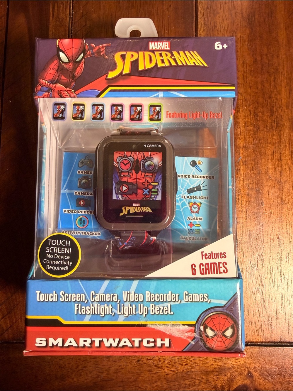 Marvel Spiderman Smartwatch- Touchscreen, Camera, Video Recorder, Games